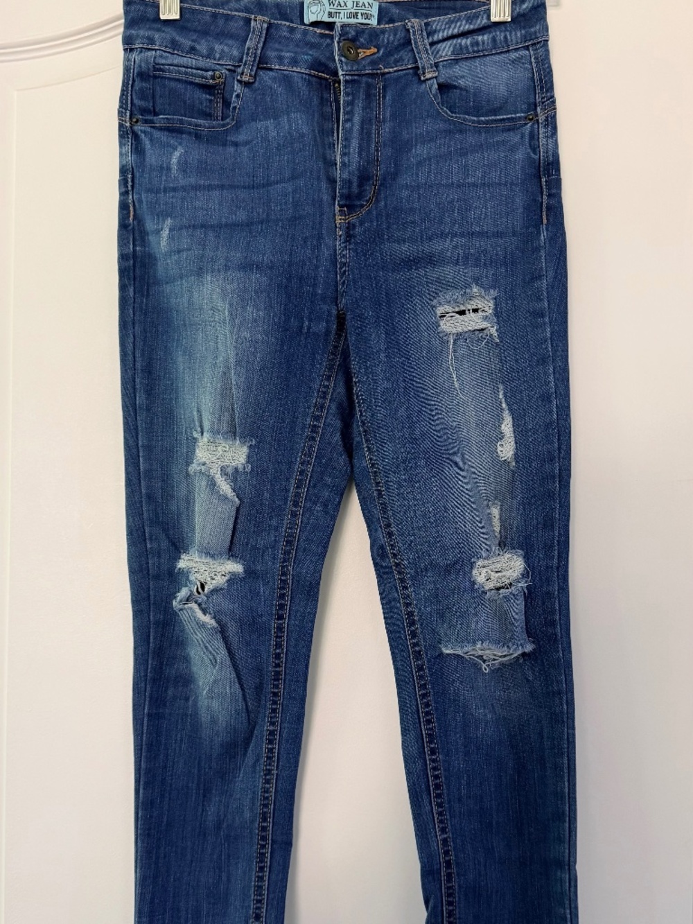 Wax Jean Skinny Jeans